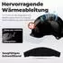 Tacklife Schutzhelm mit Gehörschutz und Netzvisier, schwarz (PA-H2VBE90011B)