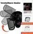 Tacklife Schutzhelm mit Gehörschutz und Netzvisier, schwarz (PA-H2VBE90011B)