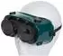 Toolland Klappbare Schweißbrille, kratzfeste Linsen, verstellbar (TW802565)