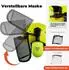 Tacklife Schutzhelm-Set mit Ohrschützer und Netzvisier, grün, EN 397 (PA-H2VBE90011GRE)