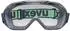 uvex megasonic planet Schutzbrille UV-Schutz grau/grün (9320295)