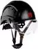 Tacklife HSE06B Schutzhelm EN397 mit Visier, ABS, schwarz (HSE06B)