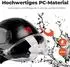 Tacklife HSE06B Schutzhelm EN397 mit Visier, ABS, schwarz (HSE06B)