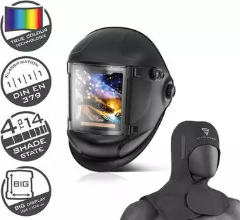 Stahlwerk TITAN Automatik-Schweißhelm 3-in-1, optische Klasse 1/1/1/1 (8173)