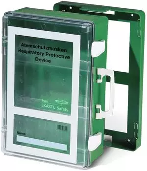 Ekastu Safety Mobiler Maskenschrank, Wandbefestigung, 1 Voll- oder 3 Halbmasken (266921)