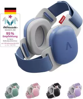 ALPINE Hearing Protection Muffy Baby 2.0 Gehörschutz denim blau, bis 48 Monate, 24dB (111.82.602)