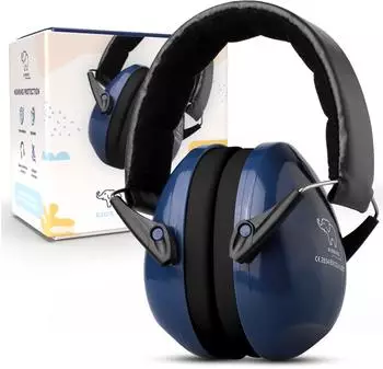 SCHALLWERK Kiddies Kapselgehörschutz für Kinder, SNR 28dB, ocean blue