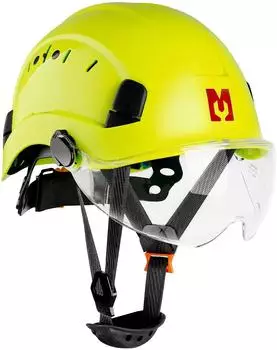 Tacklife HSE06B Schutzhelm EN397 mit Schwei&szlig;band und Visier, gr&uuml;n (PA-HSE06BGRE)