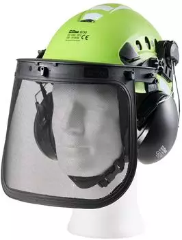 Trutzholm Forstschutzhelm mit Visier und Geh&ouml;rschutz, gr&uuml;n (13185)