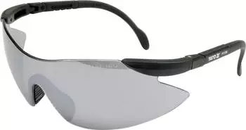 Yato Schutzbrille, dunkel get&ouml;nt, rahmenlos, verstellbar (YT-7376)