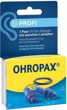 Ohropax Profi Lamellenstöpsel In-Ohr (2 Stk.)
