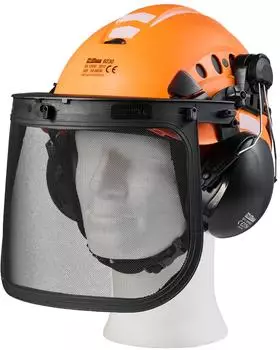 Trutzholm Forstschutzhelm mit Visier & Geh&ouml;rschutz, orange