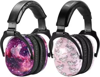 LuxusKollektion Kapselgeh&ouml;rschutz Kinder 2er-Pack, Galaxie + Einhorn