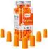 LuxusKollektion Schaumstoff-Ohrstöpsel orange, 60 Paar, NRR 38dB