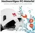 Tacklife Sicherheitshelm-Set EN397 mit Ohr- und Gesichtsschutz, ABS (PA-HSE90011W)