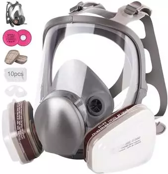 LuxusKollektion LAMANICE Vollgesichts-Atemschutzmaske mit Filter 2097 & 6001