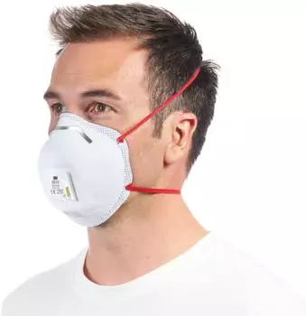 3M Cool Flow 8833 Atemschutzmaske FFP3 mit Ventil, 2 St&uuml;ck (7100329374)