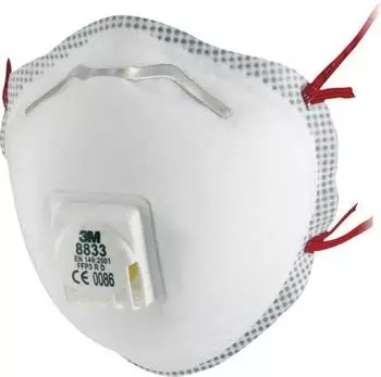 3M Feinstaubmaske mit Ventil (FFP3 1 x)