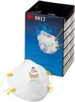 3M Atemschutzmaske 8812 FFP1NRD m.Ventil b.4xAGW-Wert EN149:2001+A1:2009