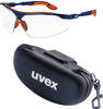 Uvex 9160265, Uvex I-VO 9160265 Schutzbrille Blau, Orange EN 166-1, EN 170 DIN...