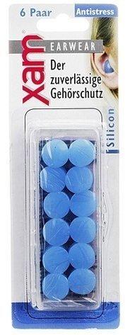 Xam Ohrschutz Xam Med. Silikon Blau (12 Stk.)