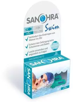 Innosan Sanohra Swim f&uuml;r Erwachsene Ohrenschutz (2 Stk.)