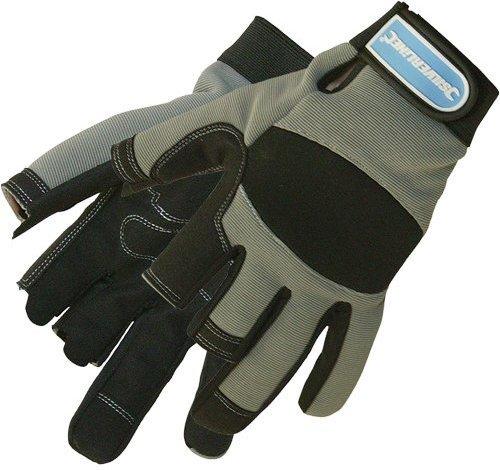 Silverline Fingerfreie Mechanikerhandschuhe Gr. L (282597)
