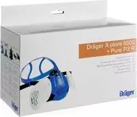Dr&auml;ger Atemschutzhalbmaske Handw.-Set X-plore 3500+2x FilterPure P3 (R56960)