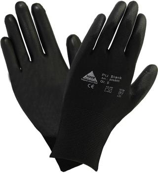 Hase Safety Feinstrick-Handschuh Soft-PU schwarz