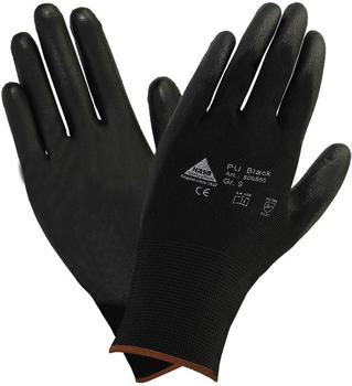 hase Feinstrick-Handschuh Soft-PU schwarz Größe 10 (509560-10)