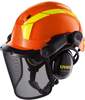 Uvex Safety 9774237, Uvex Safety Forstschutzhelm Gelb/Orange/Schwarz