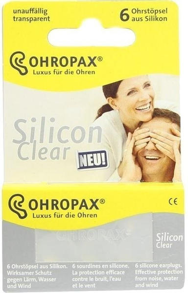Ohropax Silicon Clear (6 Stk.)