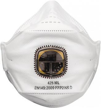 JSP Protection Einweg-Atemschutzmaske Springfit FFP2 mit Typhoon-Ventil