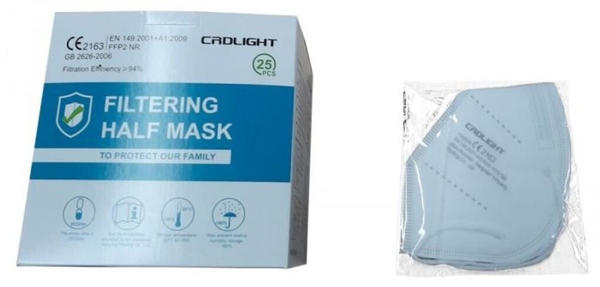 CRDlight Mund-Nasen-Schutzmaske 25 Stück