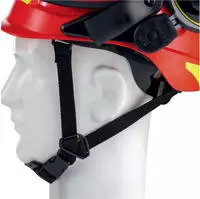 Uvex Forsthelm pheos forestry 9774238, rot, Geh&ouml;rschutz & Metall-Visier, Gr&ouml;&szlig;e