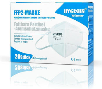 Hygisun HS0501P FFP2 CE1463 weiss (20 Stk.)