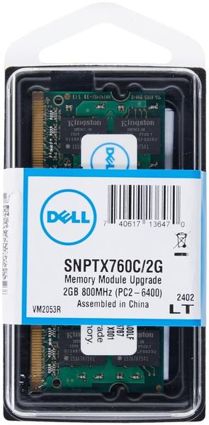 Dell 2GB SO-DIMM DDR2 PC2-6400 (A6993649)