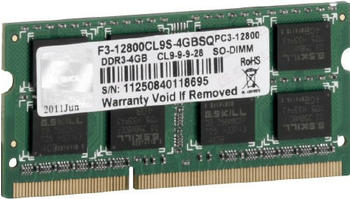 G.Skill SQ Series 4GB DDR3 PC3-12800 CL9 (F3-12800CL9S-4GBSQ)