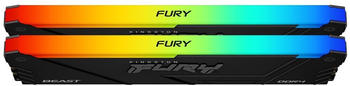 Kingston FURY Beast RGB 16GB Kit DDR4-3200 CL16 (KF432C16BB2AK2/16)