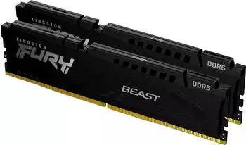 Kingston FURY Beast 16GB Kit DDR5-6000 CL30 (KF560C30BBEK2-16)