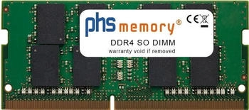 PHS-memory 32GB Speicher passend für HP ZBook 17 G6 (Xeon CPU) DDR4 SO DIMM 2666MHz PC4-2666V-S PHS-memory 32GB Speicher passend für HP ZBook 17 G6 (Xeon CPU) DDR4 SO DIMM 2666MHz PC4-2666V-S