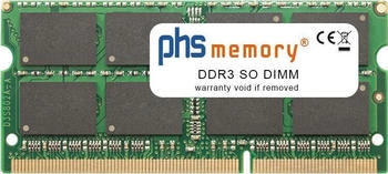 PHS-memory 8GB Speicher passend für HP ProBook 650 G1 DDR3 SO DIMM 1600MHz PC3L-12800S