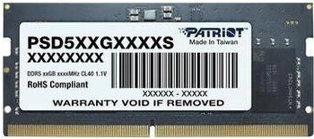 Patriot Signature 8GB DDR5-5600 CL46 (PSD58G560082)
