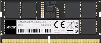 Lexar Barrette m&eacute;moire 16Go SODIMM DDR5 5600Mhz Version OEM (Tray) (1 x 16GB 5600 MHz SO-DIMM) Schwarz