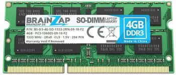 Brainzap DDR3 SO-DIMM 4GB 1333MHz CL9 2Rx8 (BS-D3-4G-SO-1333-2RN-09-10-F2)