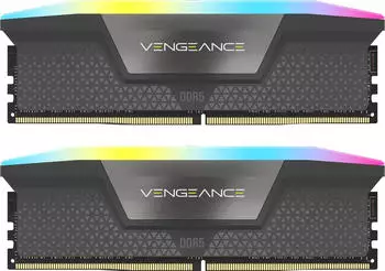 Corsair Vengeance RGB 32GB Kit DDR5-6000 CL38 grau (CMH32GX5M2D6000Z38)