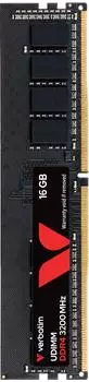 Verbatim Desktop-Arbeitsspeicher 16GB DDR4-3200 UDIMM (30126)