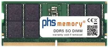 PHS-memory RAM-Modul 16GB DDR5 SO DIMM 4800MHz für AORUS 15 9KF-E3DE383SH (SP460349)