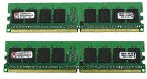Kingston ValueRAM 1GB Kit DDR2 PC2-4200 (KVR533D2N4K2/1G) CL4