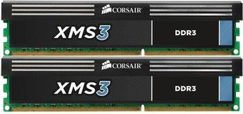 Corsair XMS3 8GB Kit DDR3 PC3-12800 CL9 (CMX8GX3M2A1600C9)